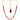 22KT (916) Yellow Gold Traditional Red Beaded Design Thusi Necklace