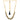 22KT (916) Yellow Gold Designer Floral Black Drop Thusi Necklace