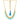 22KT (916) Yellow Gold Sky Blue Drop Beads Design Thusi Necklace
