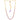 22KT (916) Yellow Gold Lavender Square Bead Thusi Necklace