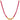 22KT (916) Yellow Gold Red Beaded Traditional Style Thusi Necklace