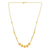 22K gold necklace with cloud-inspired motifs 