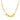 22K gold necklace with cloud-inspired motifs 