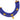 22K Gold Necklace Multistranded Blue Beads Design With Butterfly Shaped Gold Accents