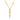 22K Gold Necklace with Interwoven Pendant Design