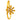 22K Gold Bangle With Floral Design For Women & Girls