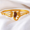 22K Gold Bangle With Ganesha Inspired Elephant Design For Women & Girls - 1 Piece