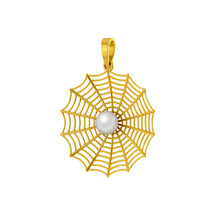 Gemstone Studded Classic Design Gold Pendant Set