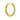 22KT Yellow Gold Elegant Eternity Hoop Design Nosepin for Women