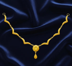 Swarna Rekha 22KT (916) Yellow Gold Necklace for Women