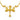 22KT (916) Gold Butterfly Motif Necklace with Adjustable Tassel Lightweight Elegant Design (2.03g)