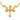 22KT (916) Gold Butterfly Motif Necklace with Adjustable Tassel Lightweight Elegant Design (2.03g)