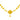 22KT (916) Yellow Gold Heritage Floral Design Necklace (2.2g)
