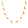 Modern Triangular shaped 22K Gold Necklace