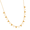 Modern Triangular shaped 22K Gold Necklace