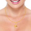 22KT Yellow Gold Pendant for Women