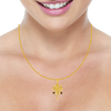 22KT Yellow Gold Pendant for Women