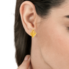 22KT Yellow Gold Jhumki Earrings for Women