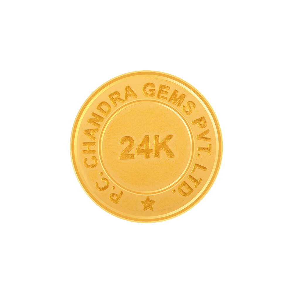24k (995) 10 gm Lakshmi Yellow Gold Coin