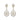 Celestia Bloom Certified Natural Diamond Earring in 18KT Gold
