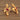 9KT (375) Gold Twist Stud Earrings with Red Stones