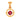 9KT (375) BIS Hallmark Gold Scarlet Orbit Pendant for Women & Girls (Without Chain)