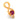 9KT (375) BIS Hallmark Gold Red Aura Curve Pendant for Women & Girls (Without Chain)