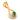 9KT (375) BIS Hallmark Gold Verdant Halo Pendant for Women & Girls (Without Chain)
