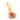 9KT (375) BIS Hallmark Gold Petal Spark Pendant for Women & Girls (Without Chain)