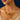 Enamel Floral Cascade 22KT Gold Necklace and Earring Set for Women