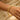 Rekhakriti 22KT Gold Textured Geometric Single Bangle for Women