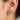 18KT Gold Luna Loop Diamond Stud Earrings for Women & Girl's
