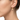 14k Gold Earrings With Very Distinct Design And A Spherical Bead In Between