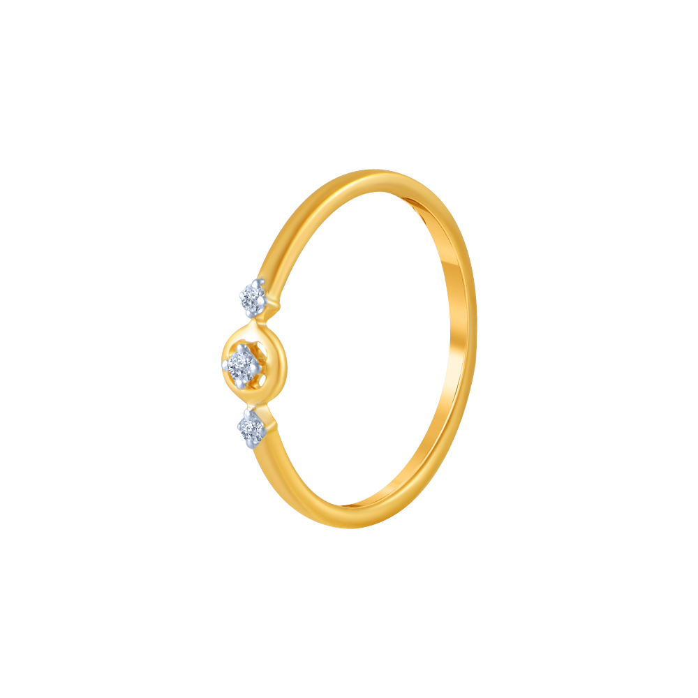 8 KT Yellow Gold And Diamond Ring at Rs 17245 | सोने की अंगूठी in Kolkata |  ID: 20971449333