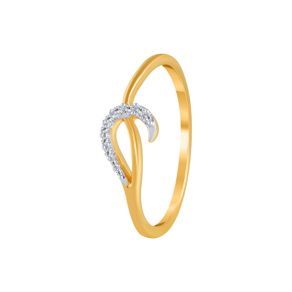 Diamond Accent Composite Swirl Bypass Promise Ring in 10K White Gold -  Walmart.com