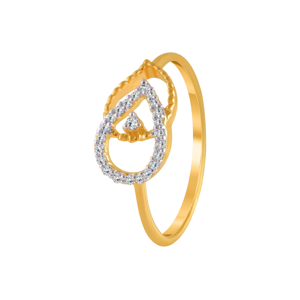 PC Chandra Jewellers Diamond Collection 14kt Yellow Gold ring Price in  India - Buy PC Chandra Jewellers Diamond Collection 14kt Yellow Gold ring  online at Flipkart.com