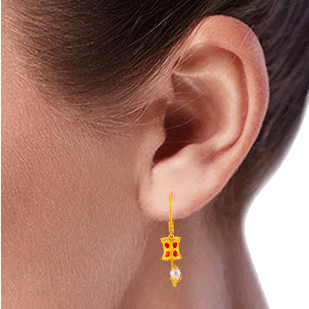 14KT (585) Yellow Gold Clip-On Earrings for Women