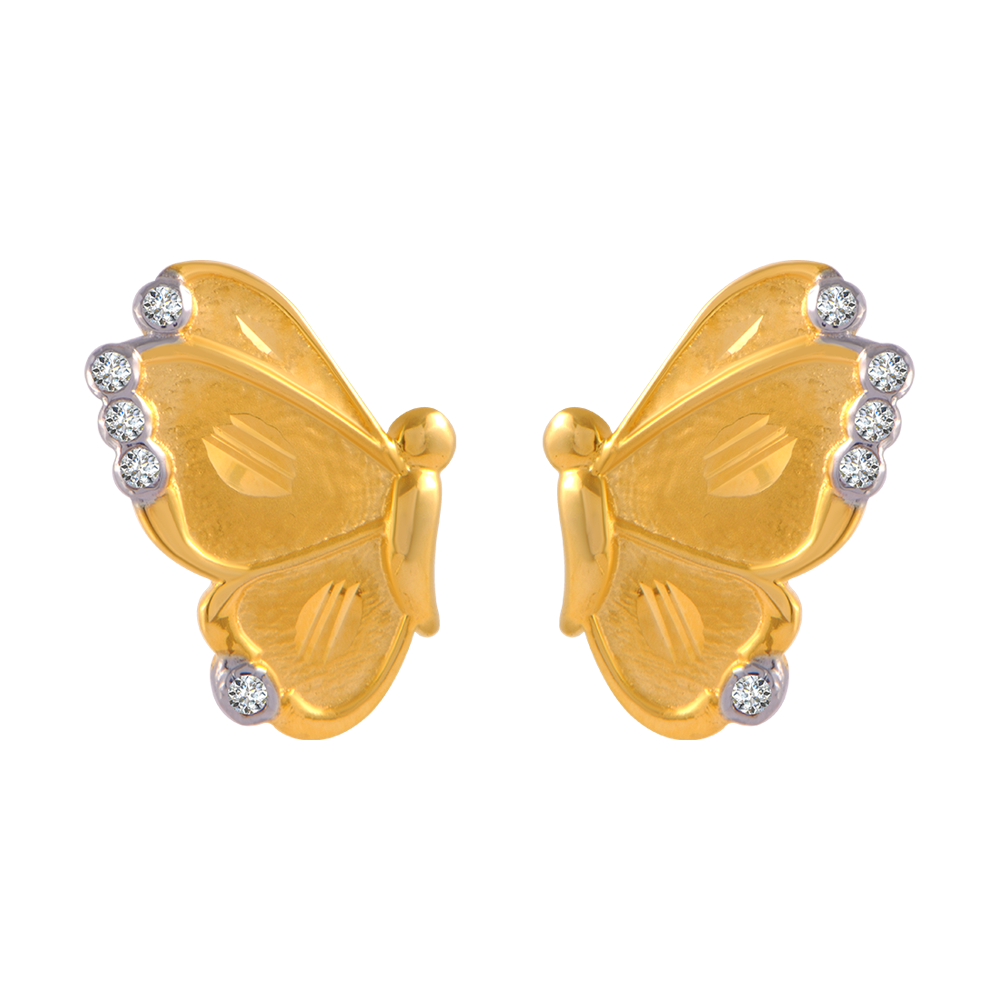 Amaira Glorious Gold Earrings – PP Jewellers