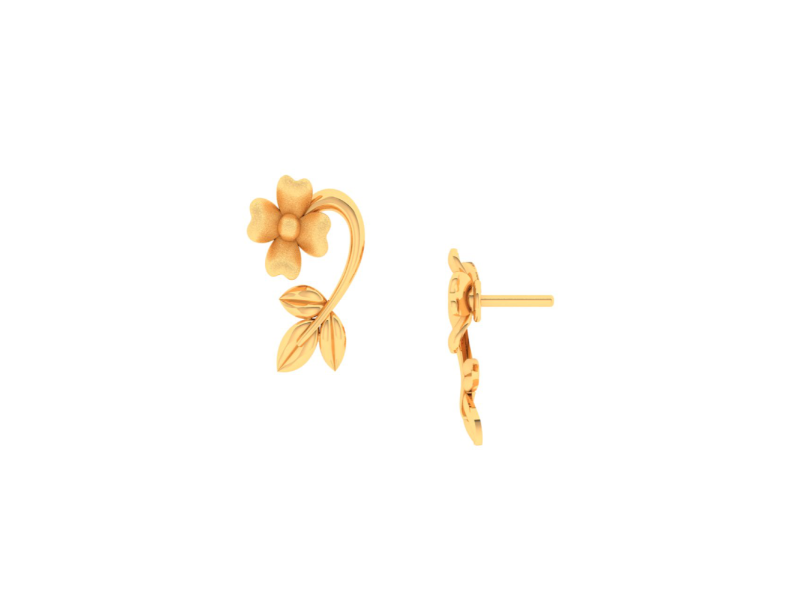 Dainty Earrings, Gold Stud Earrings, Sun Ray Earrings – AMYO Jewelry