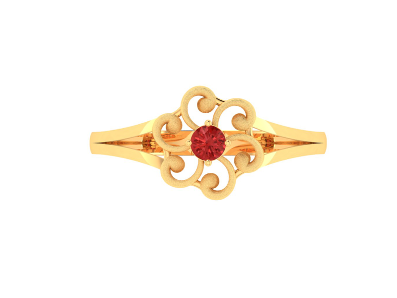 Gold ring for men and women with red stone | Gold rings fashion, Gold  jewelry simple, Gold ring designs