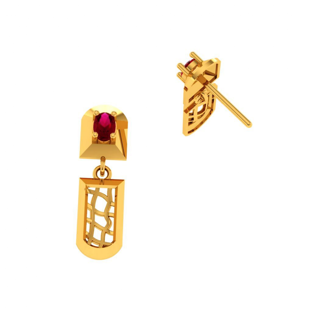 14KT (585) Yellow Gold Earrings for Women