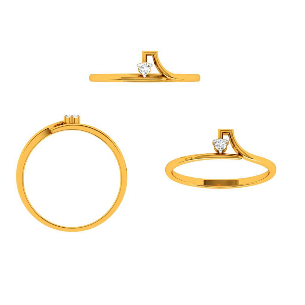 14KT (585) Yellow Gold Ring for Woman
