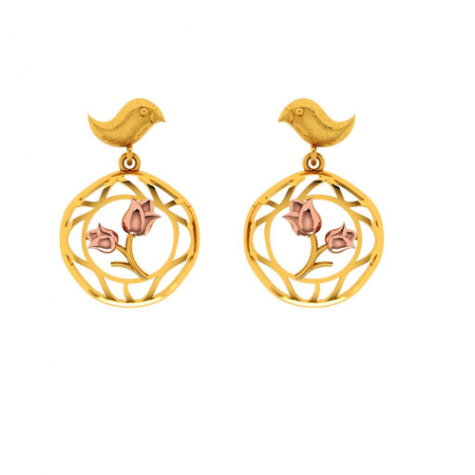 P.C. Chandra Jewellers Metal 22k (916) Yellow Gold Clip-on Earrings for  Women : Amazon.in: Fashion