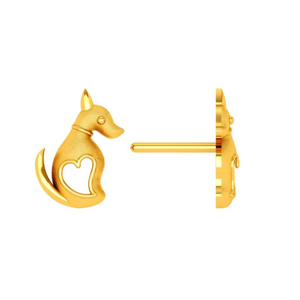 14KT (585) Yellow Gold Earring for Woman