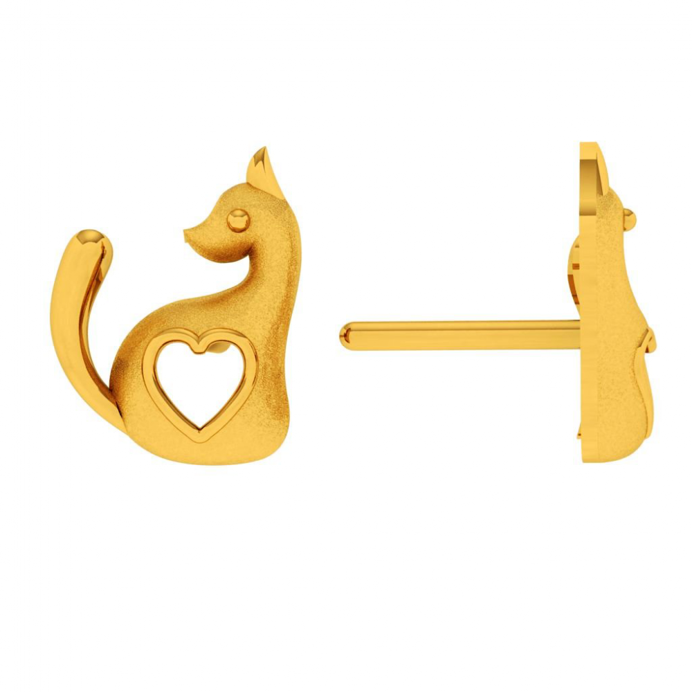 14KT (585) Yellow Gold Earring for Woman