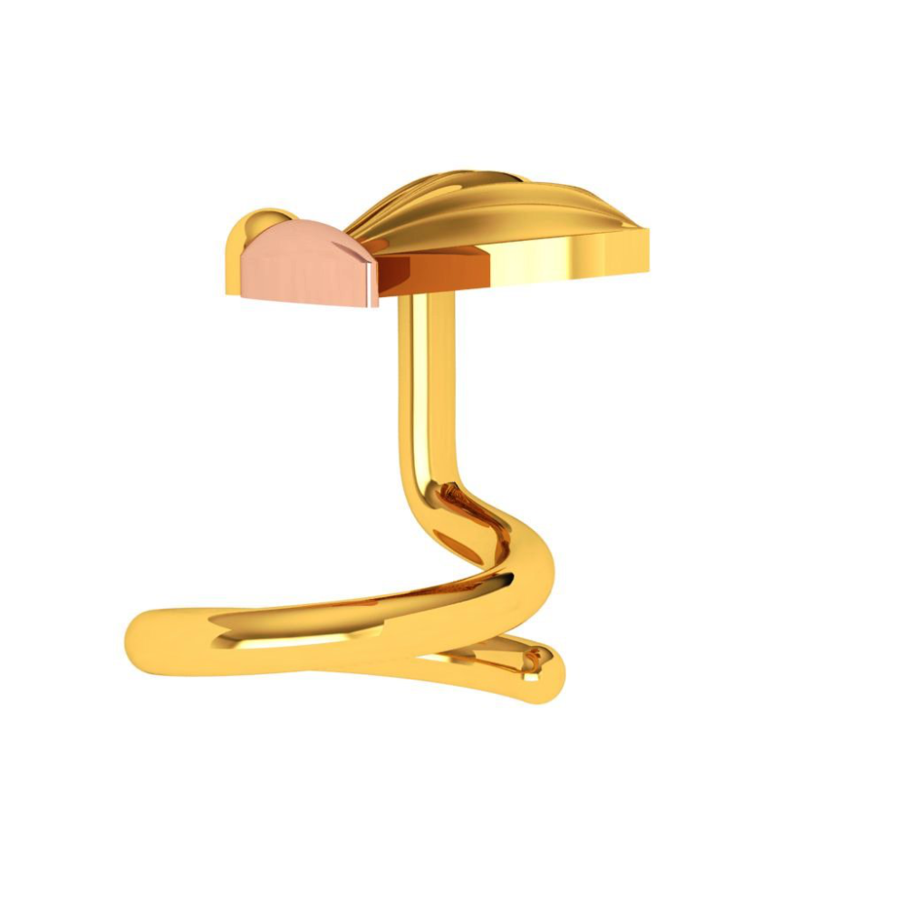 14KT Cute & Adorable Gold Nose Ring With Modern Design