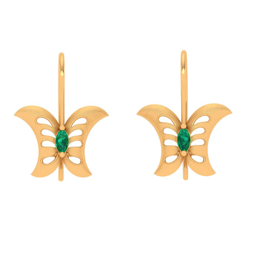 Classic Butterfly Design Meenakari Drop Earrings – Celebravo®