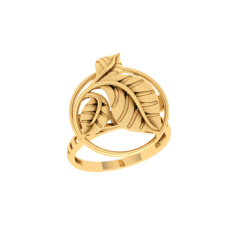 14KT Impeccably Designed Dazzling Gold Ring