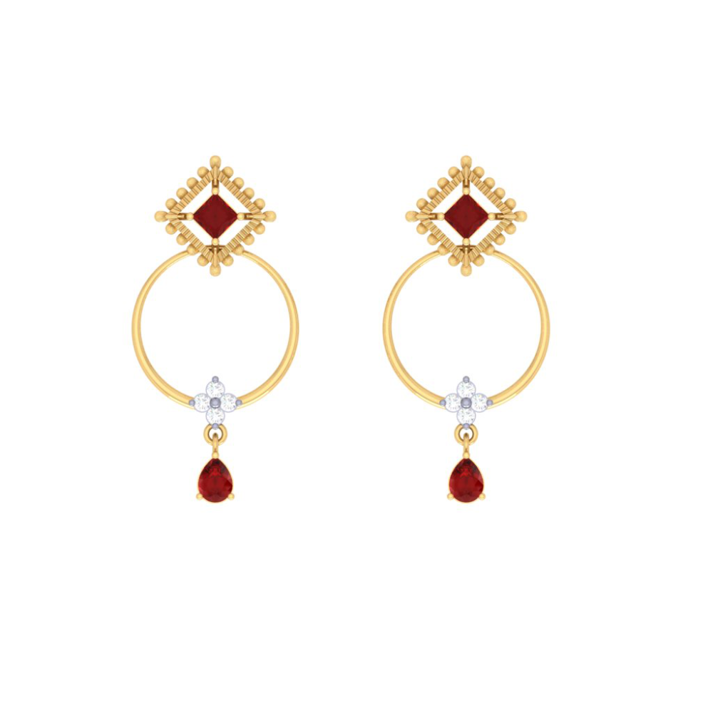 92% Female Ladies Gold Earring Hallmark, 4.5gm To 7gm at best price in Hisar