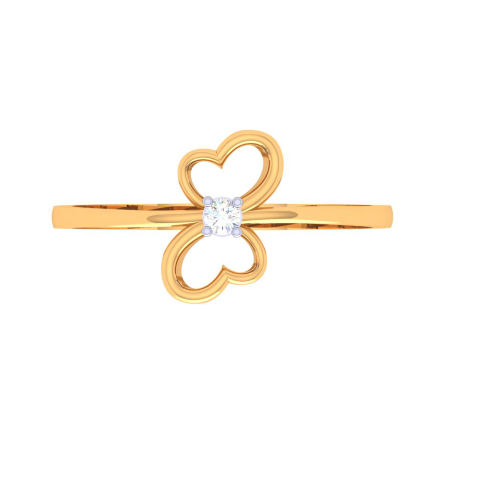 Flower Pattern Ring-22KT Gold – RANKA JEWELLERS